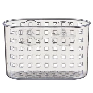 Simply Deep Plastic Suction Caddy - Clear