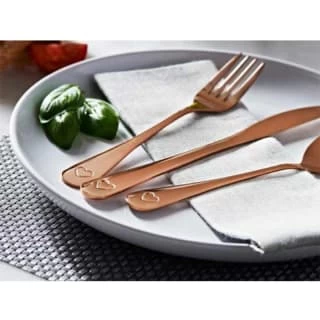 B&M Copper Cutlery Set 16pc - Image 2