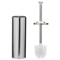 B&M Crystal Toilet Brush & Holder