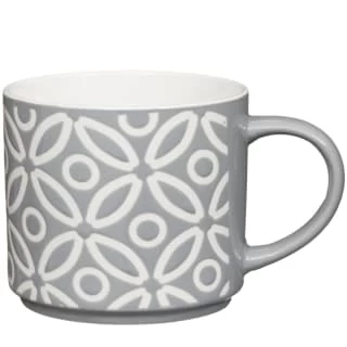 B&M Jumbo Embossed Stacking Mugs 4pk - Image 5