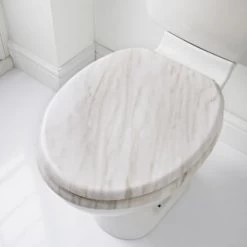 B&M Marble Toilet Seat