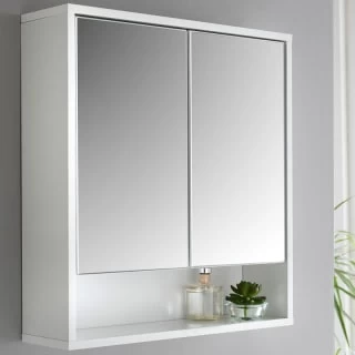 Norsk High Gloss Bathroom Mirror Cabinet