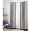 B&M Colorado Hopsack Fully Lined Eyelet Curtains 66 X 72" - Silver