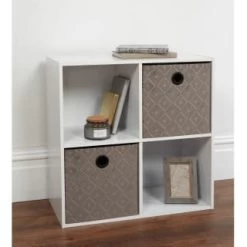 B&M Diamond Storage Cubes 2pk - Grey