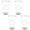 B&M Heart Glasses 4pk