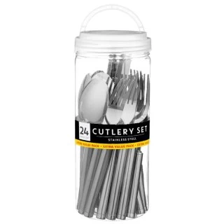 B&M Stainless Steel Cutlery Set 24pc - Image 2