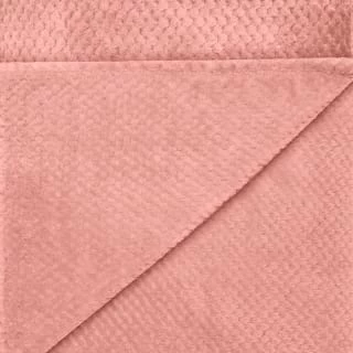 Heritage Collection Waffle Faux Fur Throw - Blush - Image 4