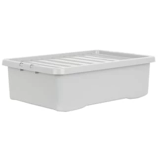 B&M Under Bed Storage Box 32L - Grey