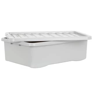 B&M Under Bed Storage Box 32L - Grey - Image 2