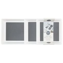Simply Everyday Non-Slip Cutlery Tray - Grey