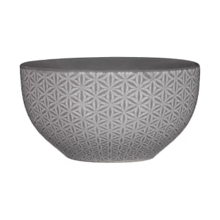 B&M Geo Embossed Cereal Bowl