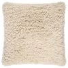 B&M Teddy Tufted Cushion - Cream