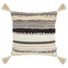 B&M Esme Stripe Woven Cushion - Mono