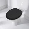 B&M Tongue & Groove Toilet Seat - Black