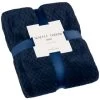 B&M Waffle Throw - Navy