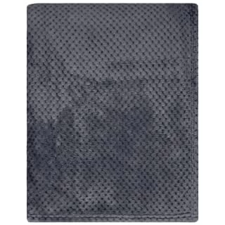 B&M Waffle Throw - Dark Slate - Image 2