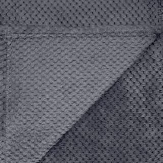 B&M Waffle Throw - Dark Slate - Image 3