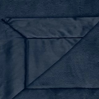 Heritage Collection Aspen Faux Fur Throw - Navy - Image 3