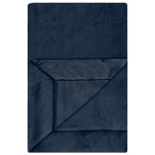 Heritage Collection Aspen Faux Fur Throw - Navy - Image 4