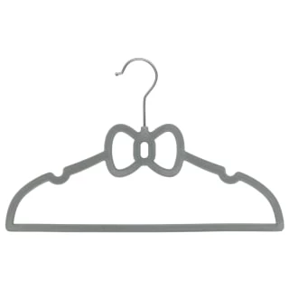 B&M Children's Non-Slip Hangers 8pk - Grey - Image 2
