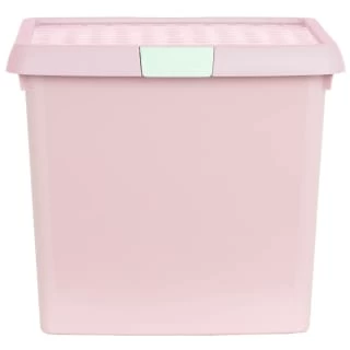 B&M Waffle Clip Box Storage Cube 14L - Dusty Pink