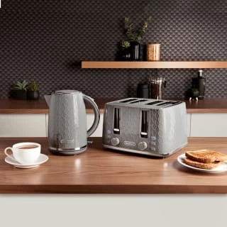 Goodmans Textured Kettle - Grey - Image 3