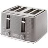 Goodmans Textured 4 Slice Toaster - Grey