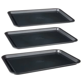 Betty Crocker Non-Stick Baking Tray Set 3pc - Image 3