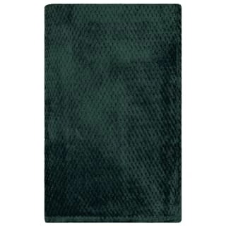 B&M Waffle Throw - Dark Green - Image 2