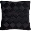 B&M Rubin Black Velvet Basket Weave Cushion