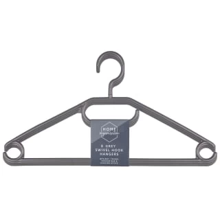 B&M Swivel Hook Hangers 8pk - Grey
