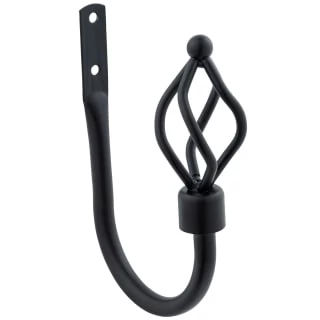B&M Small Black Twist Curtain Hold Backs 2pk - Image 2