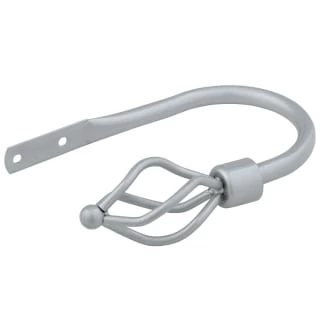B&M Small Silver Twist Curtain Hold Backs 2pk