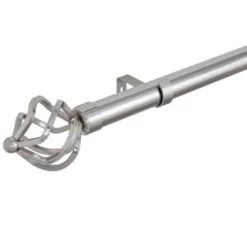 B&M Steel Mace Cage Curtain Pole 120 - 220cm