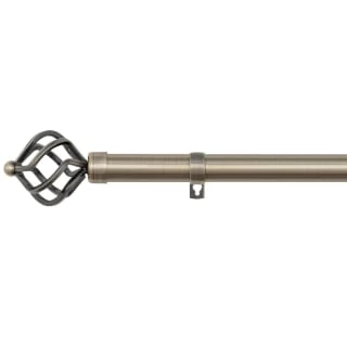 B&M Antique Brass Mace Curtain Pole 70 - 120cm - Image 2