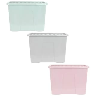 B&M Storage Box With Lid 80L - Sage - Image 5
