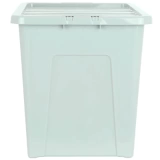 B&M Storage Box With Lid 80L - Sage - Image 4