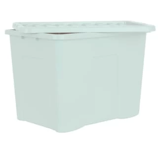 B&M Storage Box With Lid 80L - Sage - Image 2