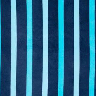 B&M Adult's Beach Towel - Blue Stripes - Image 3