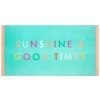 B&M Adult's Beach Towel - Sunshine & Good Times