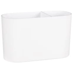 Simply Everyday Matte White Toothbrush Holder