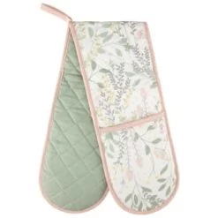 B&M Floral Double Oven Glove