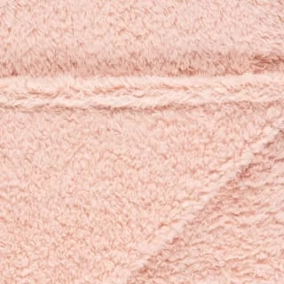 B&M Simply Two Tone Teddy Throw - Blush - Image 4