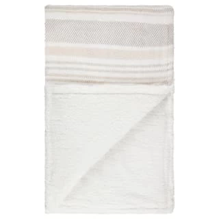 Winston Grey Stripe Sherpa Throw - Image 2