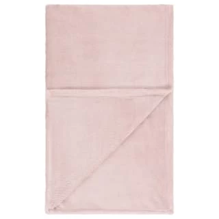 Large Blush Fleece Throw - Image 3