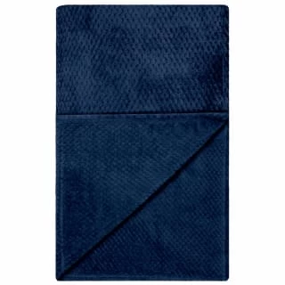 Simply Everyday Oversized Waffle Throw - Navy - Image 2