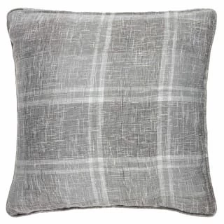 Hampton Check Cushion - Grey