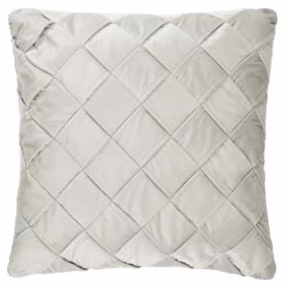 Basket Weave Silver Cushion