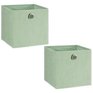 Lokken Cord Storage Cubes 2pk - Sage - Image 3