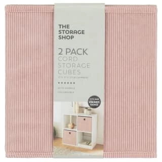 Lokken Cord Storage Cubes 2pk - Pink - Image 2